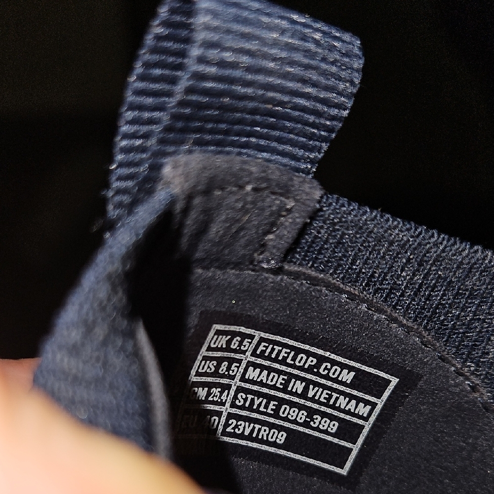Fitflop Dark Blue Knit Sneakers - Picture 7 of 7